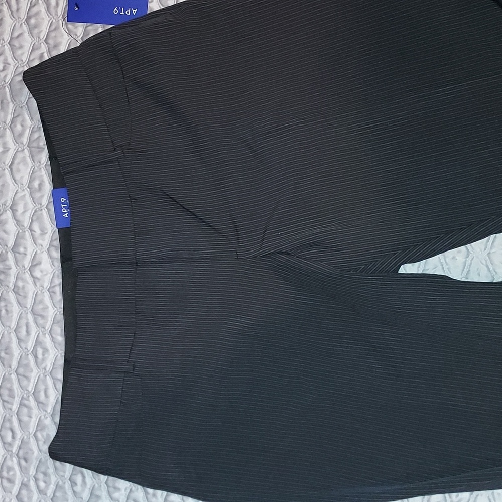 Apt 9 dress pin striped pants size 14x31 new with tags